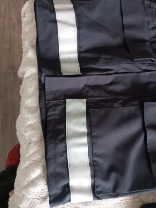 Chaquetón de Bombero Azul marino con Reflectantes