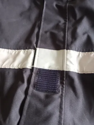 Chaquetón de Bombero Azul marino con Reflectantes