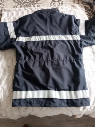 Chaquetón de Bombero Azul marino con Reflectantes