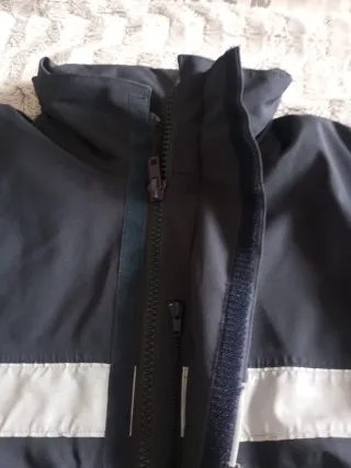 Chaquetón de Bombero Azul marino con Reflectantes