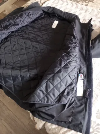 Chaquetón de Bombero Azul marino con Reflectantes