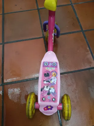 Patinete infantil 3 ruedas rosa Minnie Mouse