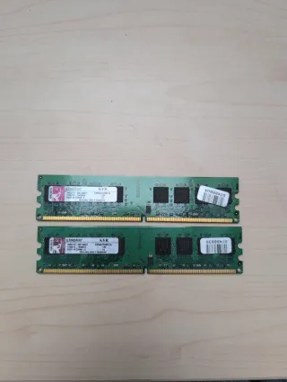 2x Kingston KVR DDR2 1GB PC2-5300U