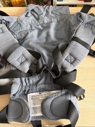 Mochila Portabebés Fidella Gris