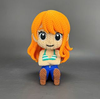 Figura Nami (One Piece) Amigurumi 3D