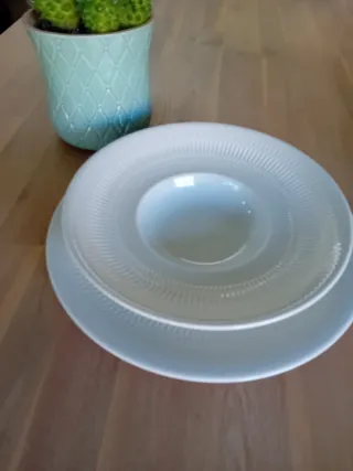 6 Pratos Fundos Vista Alegre Utopia