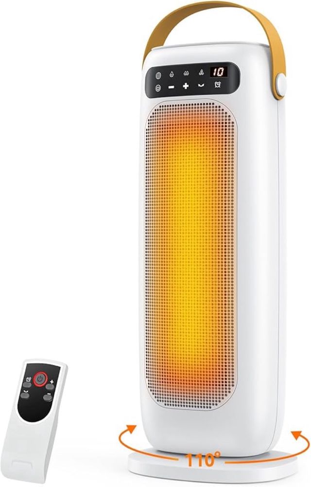 NUEVO Riscaldatore PTC 1500W con Comando e Oscillazione Eco