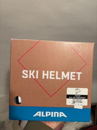 Casco da sci Alpina blu