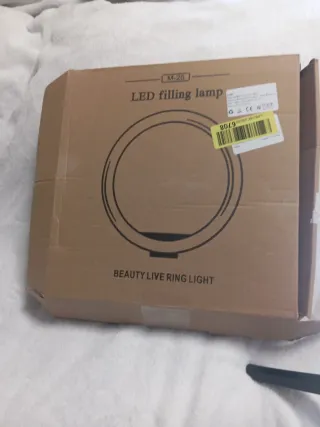 Aro de luz LED con trípode y soporte móvil