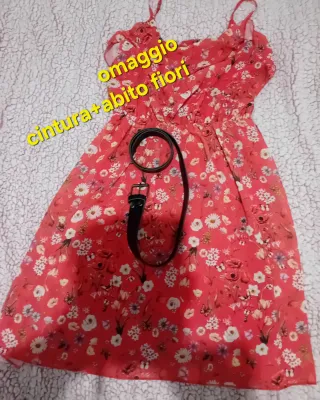 Jeans Winnie Pooh Disney + cintura+abito rosso