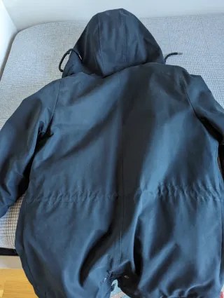 Parka Volcom Negra con Forro Polar