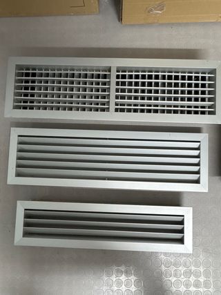 Difusores de aire acondicionado metálicos