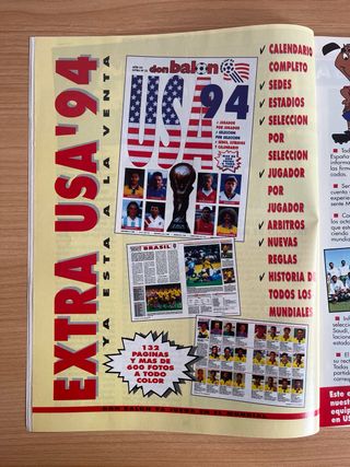 Revista Don Balón España mundial USA 1994