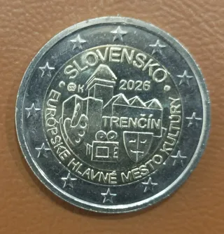 Moneda 2 euros Eslovaquia 2026 conmemorativa