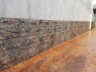 Hormigón Impreso Vertical | Muros Decorativos