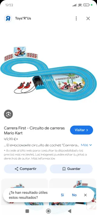 Circuito Mario Kart Carrera First