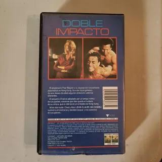 2 Películas VHS Jean-Claude Van Damme