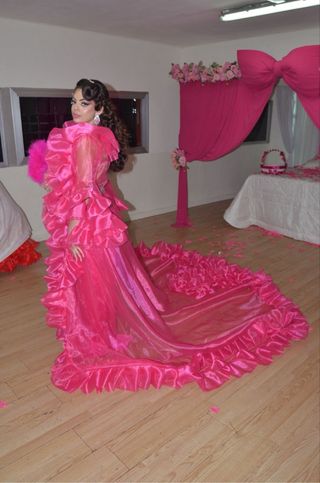 Bata novia gitana con todos los Complementos