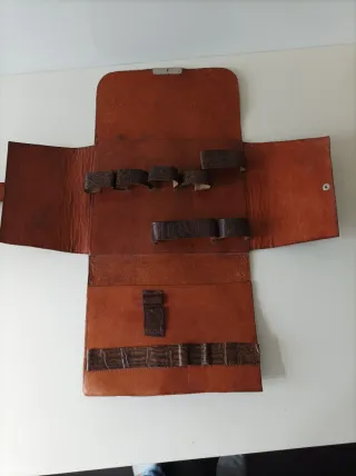 Neceser vintage viaje piel