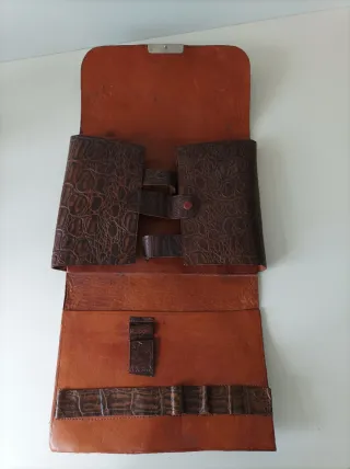 Neceser vintage viaje piel