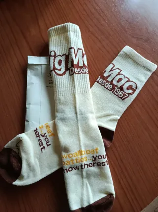 Calcetines McDonald's Big Mac Talla Única