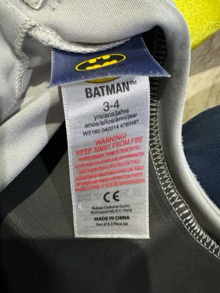 Disfraz Spiderman batman y capitan ameriaca