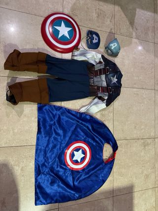 Disfraz Spiderman batman y capitan ameriaca