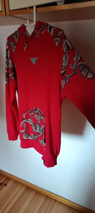 Sudadera George V Paris Roja con brillantes