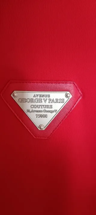 Sudadera George V Paris Roja con brillantes