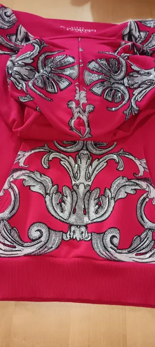 Sudadera George V Paris Roja con brillantes