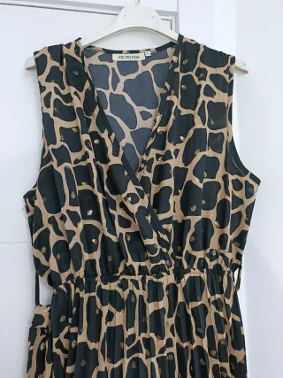 Vestido Furla estampado animal print