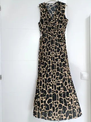 Vestido Furla estampado animal print