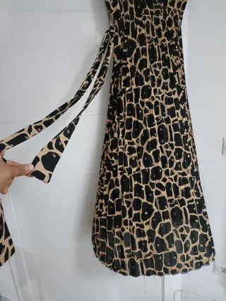 Vestido Furla estampado animal print