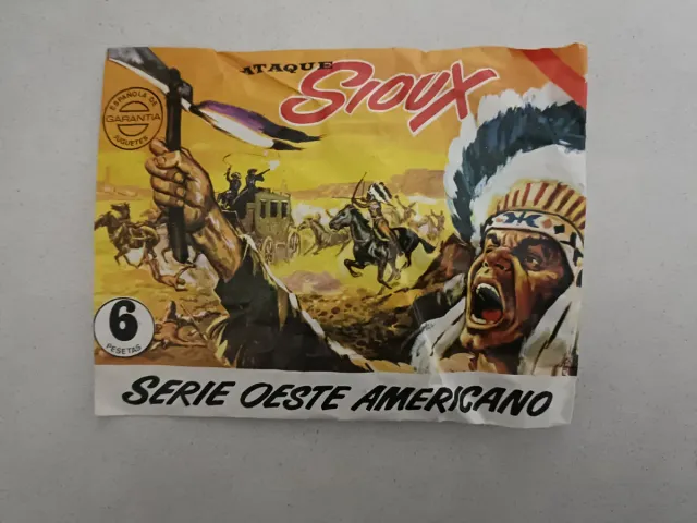 6 PESETAS - Ataque Sioux - MONTAPLEX -