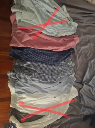 4 Camisas de marca Talla XL