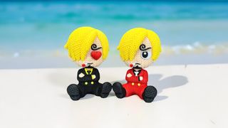 Figura Sanji (One Piece) Amigurumi 3D