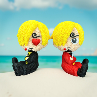 Figura Sanji (One Piece) Amigurumi 3D