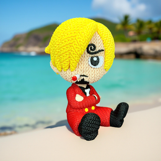 Figura Sanji (One Piece) Amigurumi 3D