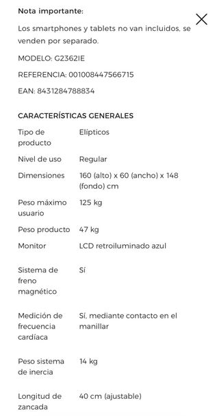 Bicicleta Elíptica BH Fitness i.ZK500