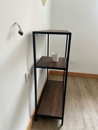 Mesa auxiliar cocina/recibidor metal y madera