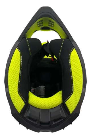 Casco Mx LS2 Fast II Verde y Amarillo