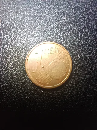 Moneda 1 Céntimo Euro exceso Material