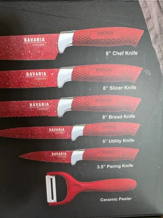 Set 6 Coltelli Bavaria Ottingher Rossi