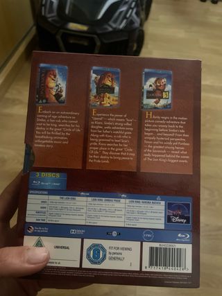 El Rey León Blu-ray Pack 3 Películas