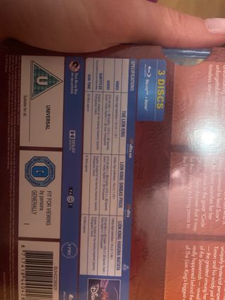 El Rey León Blu-ray Pack 3 Películas