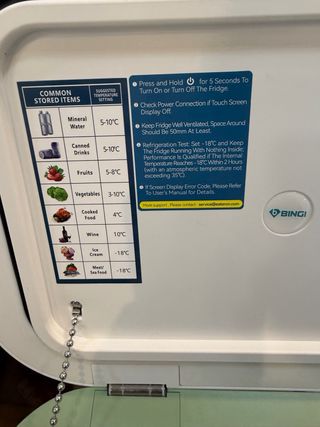 BINGI Nevera Portátil Eléctrica 18L,Nevera y Conge