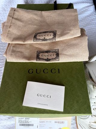 Gucci MAC80 Sneakers Blancas Made in Italy