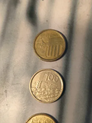 Monedas antiguas 100 pesetas