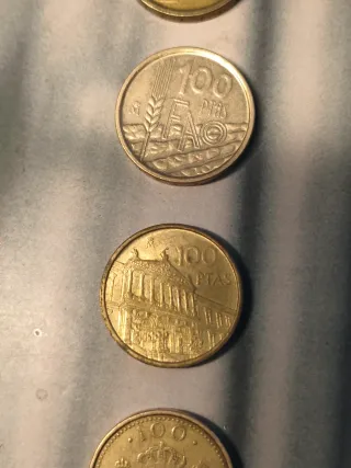 Monedas antiguas 100 pesetas