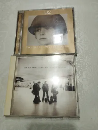 Lote 2 CDs U2: The Best Of 1980-1990 y All That Yo